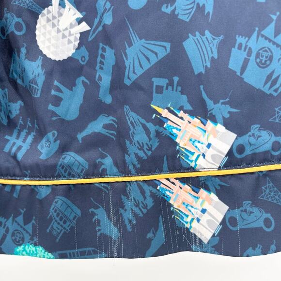 Disney Parks Blue Satin Drawstring Pajama Pants Size 3X - Picture 6 of 7